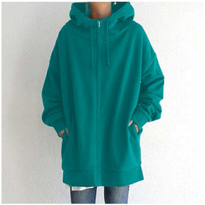 🌷Women's Autumn/Winter Zipper Hooded Sweater