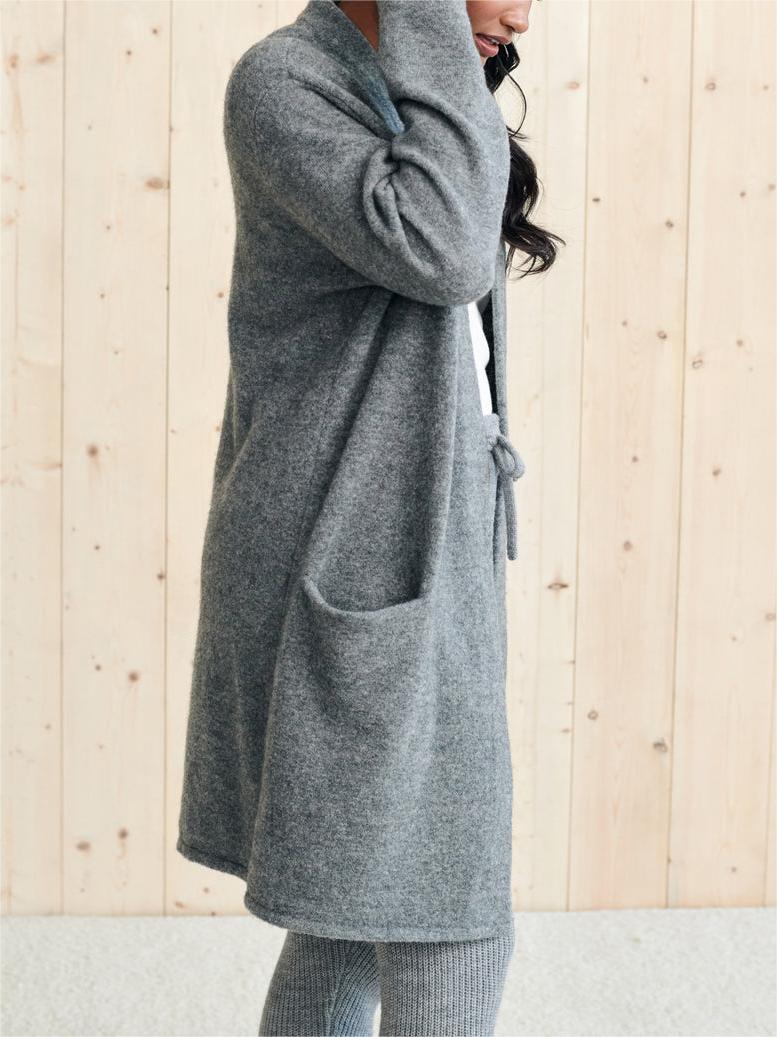 New Long Patch Pocket Sweater Coat (Buy 2 Free Shipping)