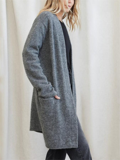 New Long Patch Pocket Sweater Coat (Buy 2 Free Shipping)