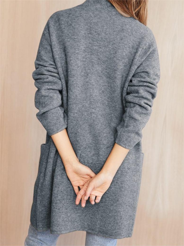 New Long Patch Pocket Sweater Coat (Buy 2 Free Shipping)