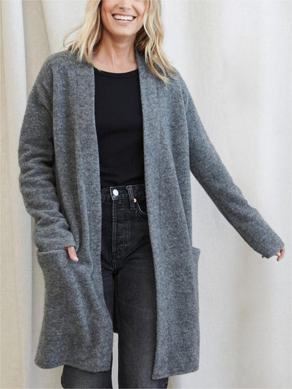 New Long Patch Pocket Sweater Coat (Buy 2 Free Shipping)