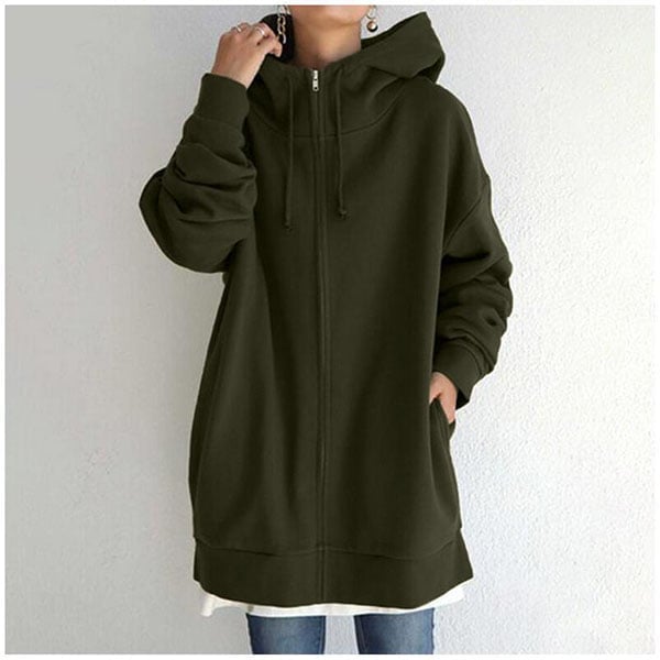 🌷Women's Autumn/Winter Zipper Hooded Sweater