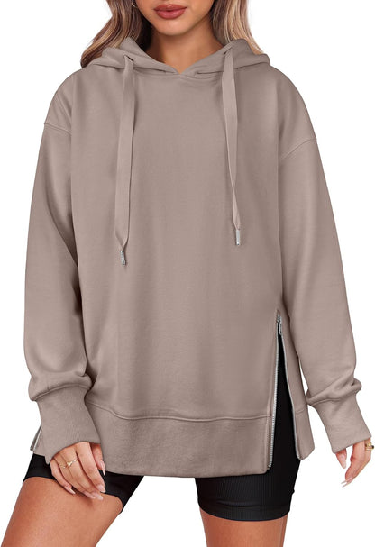 Women's Side Zipper Oversized Hoodies (Buy 2 Free Shipping)