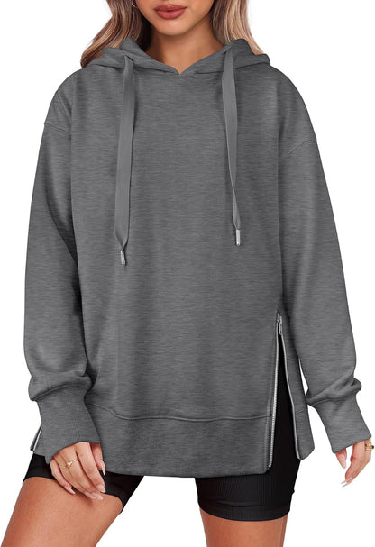 Women's Side Zipper Oversized Hoodies (Buy 2 Free Shipping)