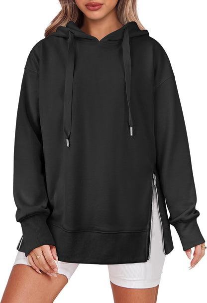 Women's Side Zipper Oversized Hoodies (Buy 2 Free Shipping)