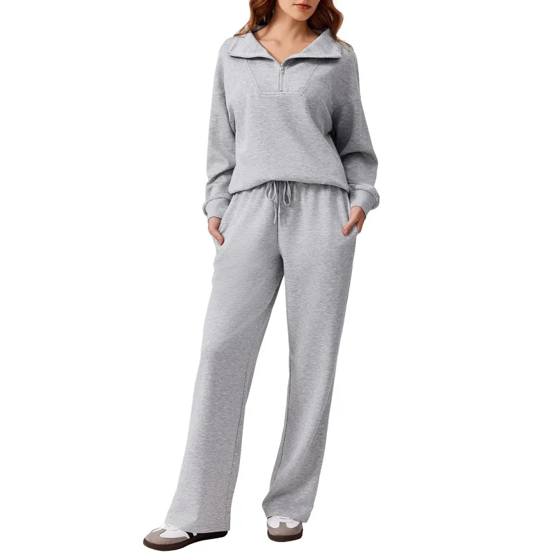 Women's Oversized Sweatshirt Wide Leg Pants Two Piece Set (Buy 2 Free Shipping)