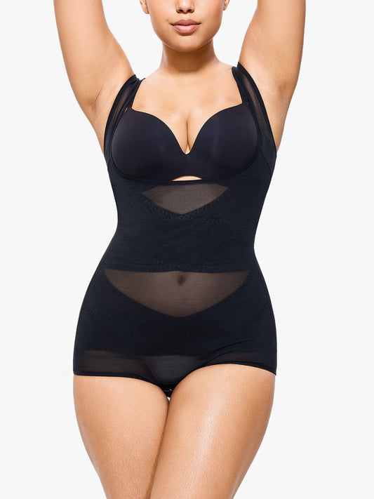 Tummy Control Mesh Slimming Girdles Shapewear Bodysuit(BUY ONE AND GET ONE FOR FREE)