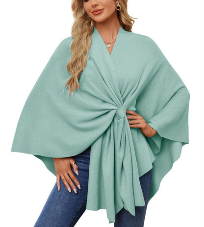 Women's Shawl Wraps Soft Open Front Poncho Sweater (Buy 2 Free Shipping)