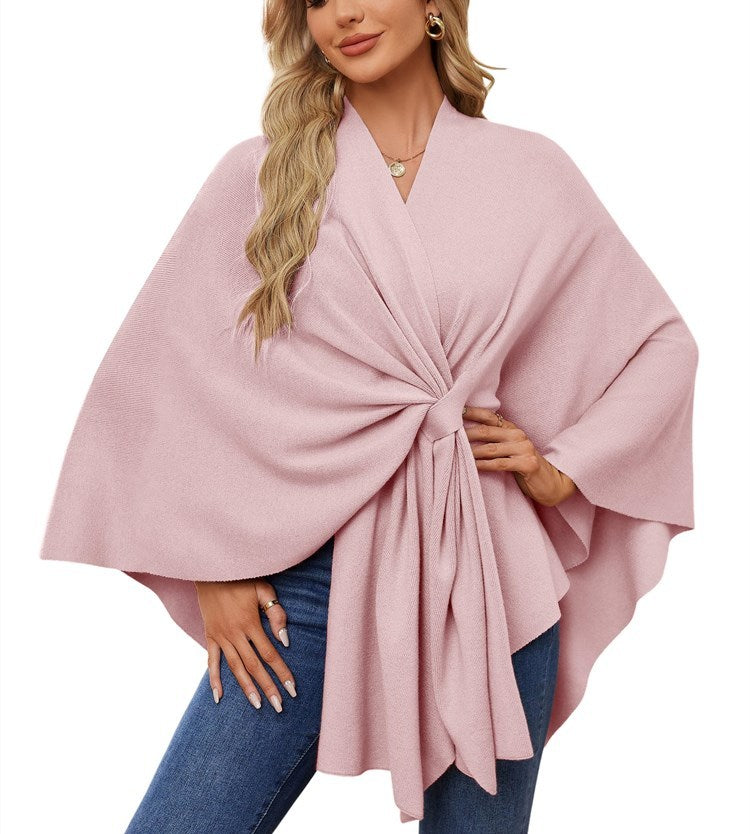 Women's Shawl Wraps Soft Open Front Poncho Sweater (Buy 2 Free Shipping)