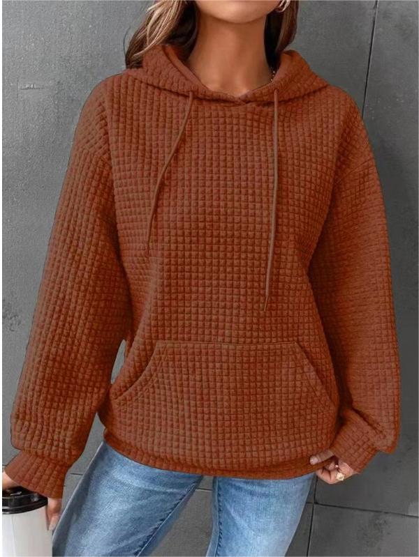 Women's Casual Waffle Hoodie Sweatshirt (Buy 2 Free Shipping)