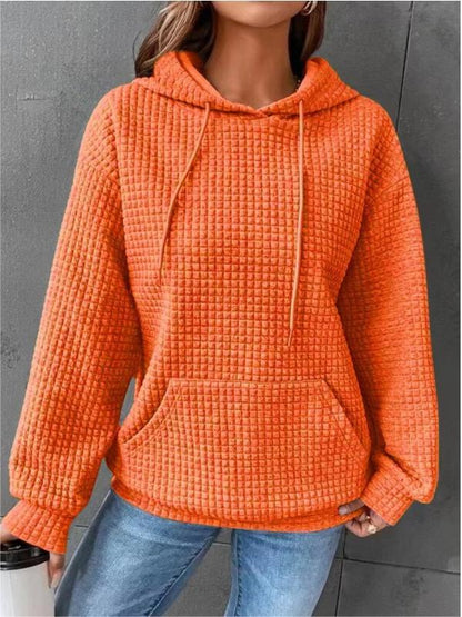 Women's Casual Waffle Hoodie Sweatshirt (Buy 2 Free Shipping)