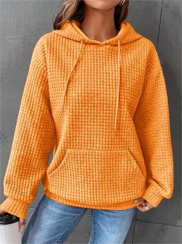 Women's Casual Waffle Hoodie Sweatshirt (Buy 2 Free Shipping)