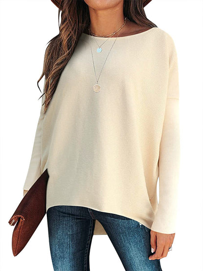 New Women's Dolman Sleeve Knitted Pullover Sweater (Buy 2 Free Shipping)