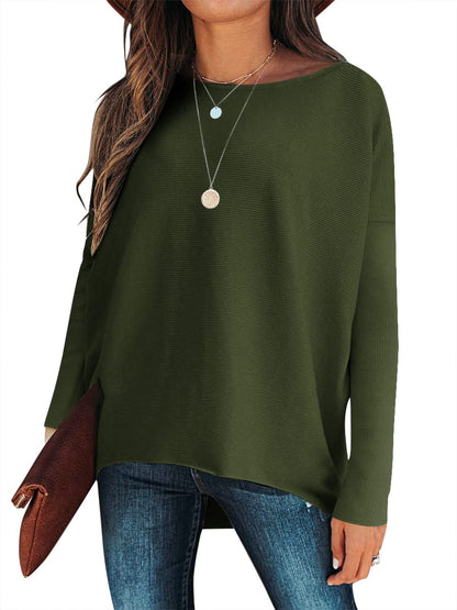 New Women's Dolman Sleeve Knitted Pullover Sweater (Buy 2 Free Shipping)