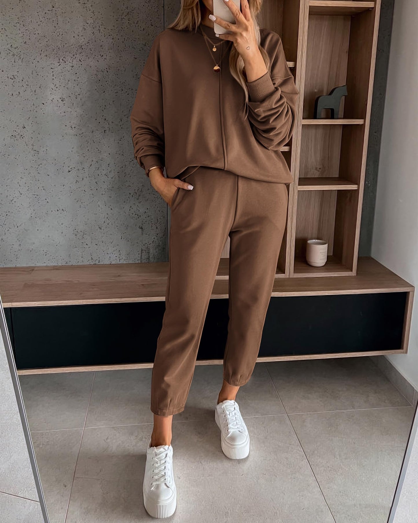 Women's Casual Two Piece Jogger Sets (Buy 2 Free Shipping)