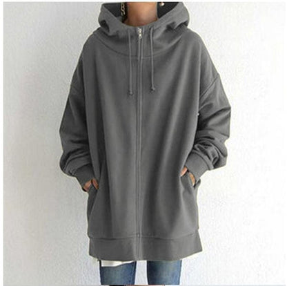 🌷Women's Autumn/Winter Zipper Hooded Sweater