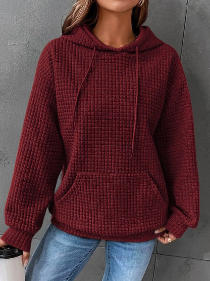 Women's Casual Waffle Hoodie Sweatshirt (Buy 2 Free Shipping)