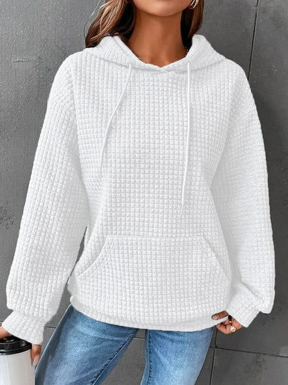 Women's Casual Waffle Hoodie Sweatshirt (Buy 2 Free Shipping)