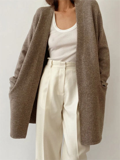 New Long Patch Pocket Sweater Coat (Buy 2 Free Shipping)