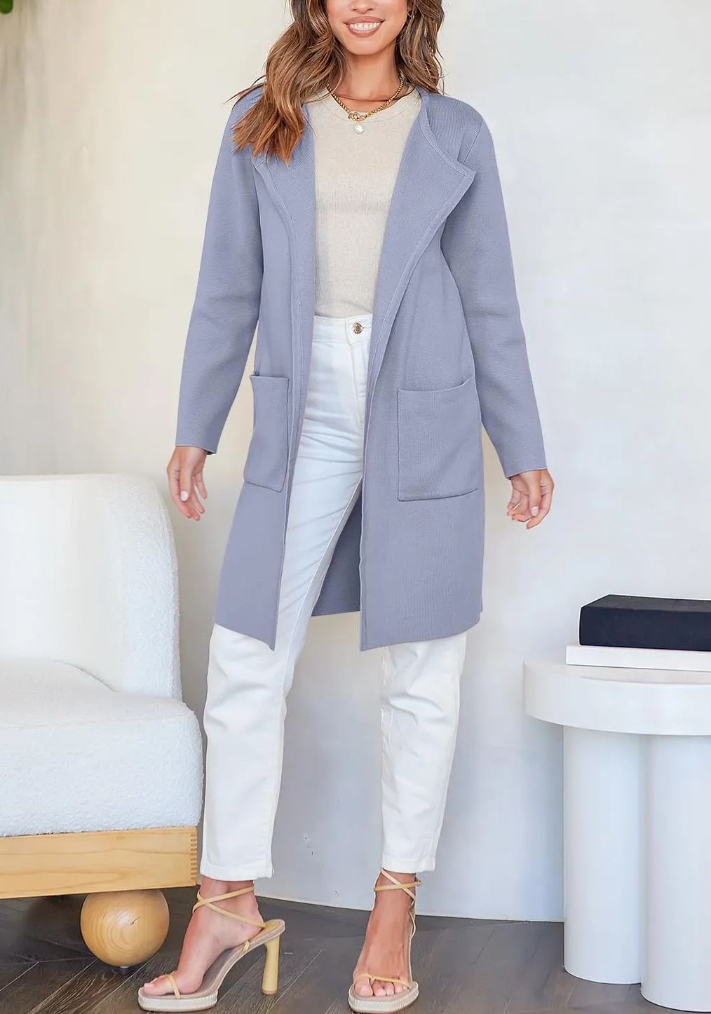 New Open Front Knit Coat (Buy 2 Free Shipping)