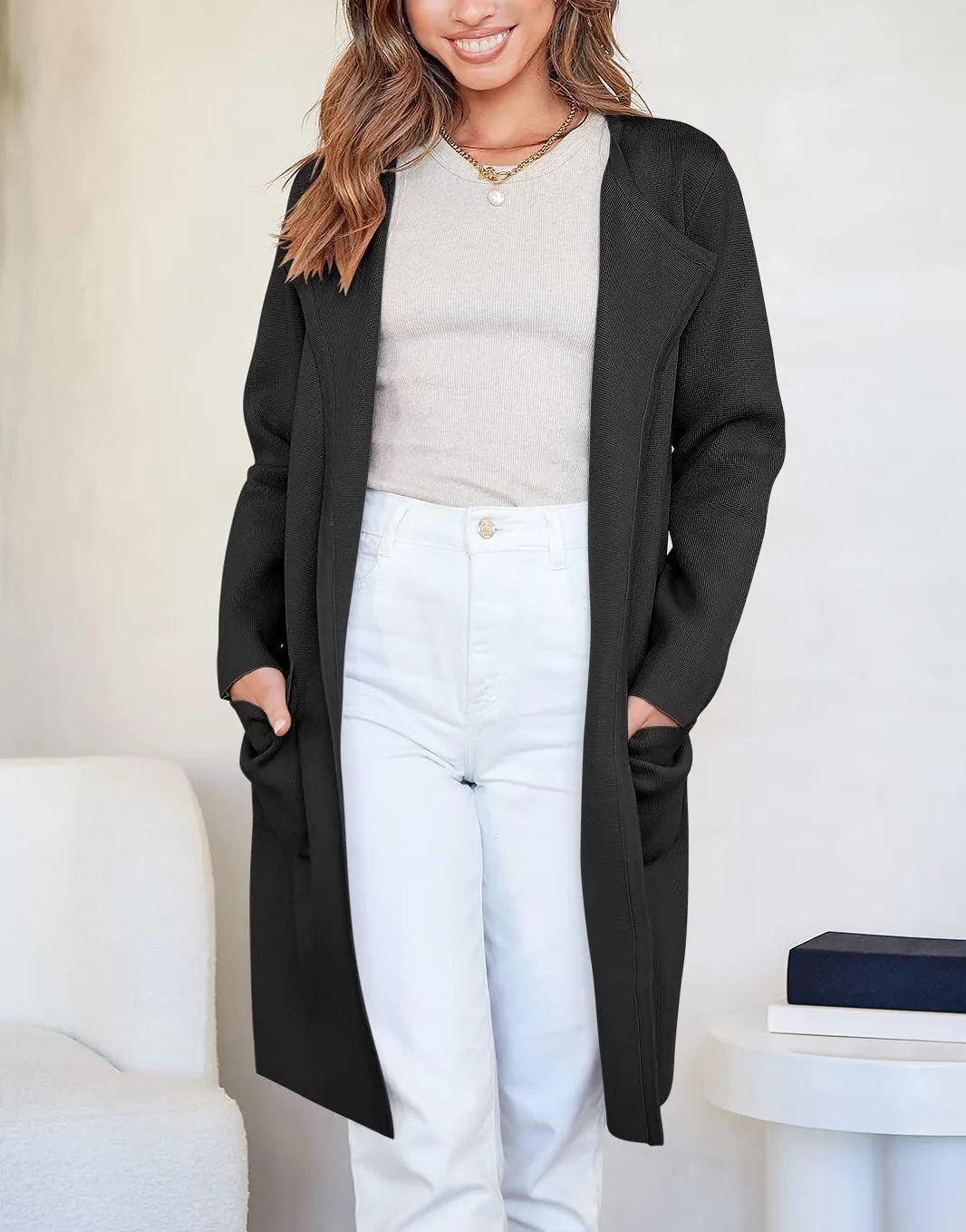 New Open Front Knit Coat (Buy 2 Free Shipping)