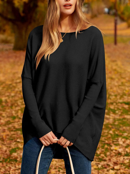 New Women's Dolman Sleeve Knitted Pullover Sweater (Buy 2 Free Shipping)