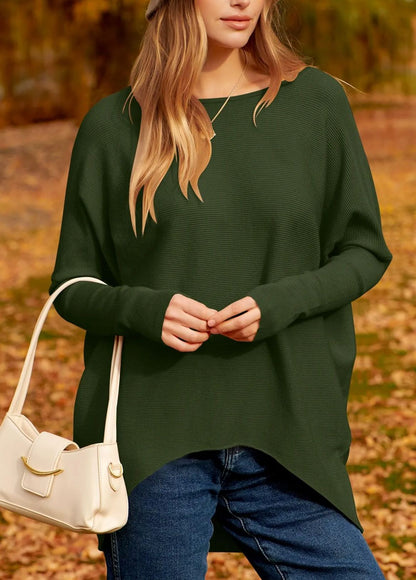 New Women's Dolman Sleeve Knitted Pullover Sweater (Buy 2 Free Shipping)