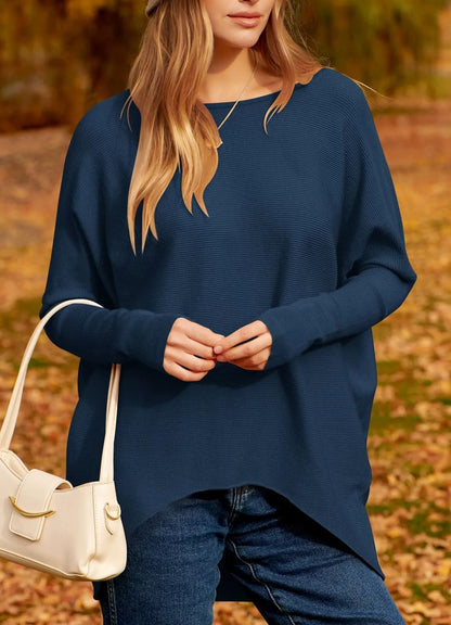 New Women's Dolman Sleeve Knitted Pullover Sweater (Buy 2 Free Shipping)